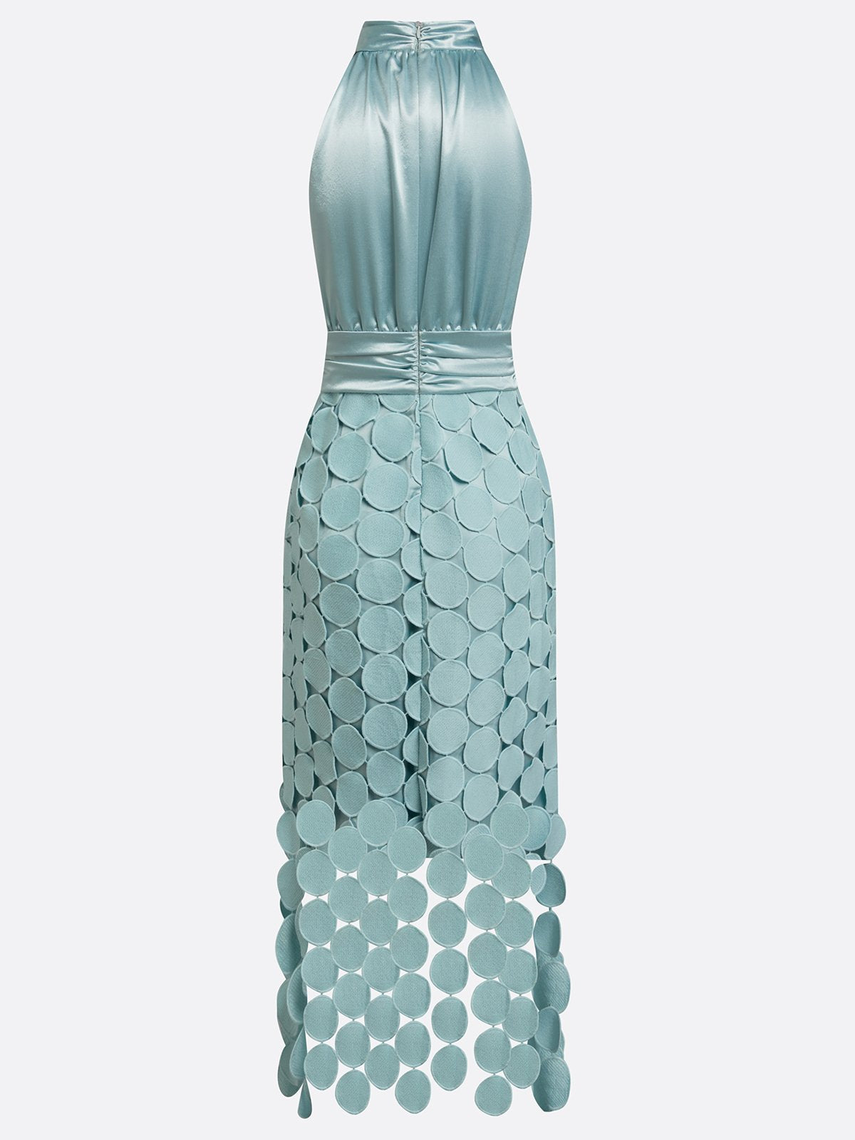 MIDIDRESS CHIQUE MET HALTERKOL VOOR VROUWEN