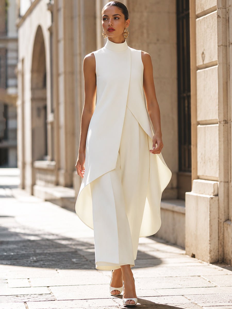 ASYMMETRISCHE TWEEDELEN SET VOOR VROUWEN