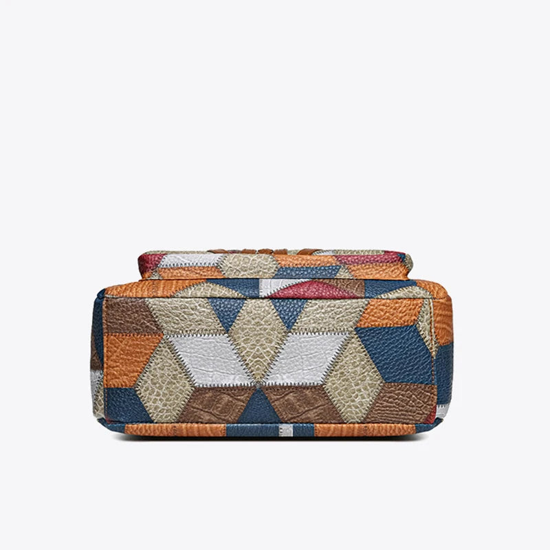 SAC PATCHWORK GEOMETRISCHE VOOR VROUWEN