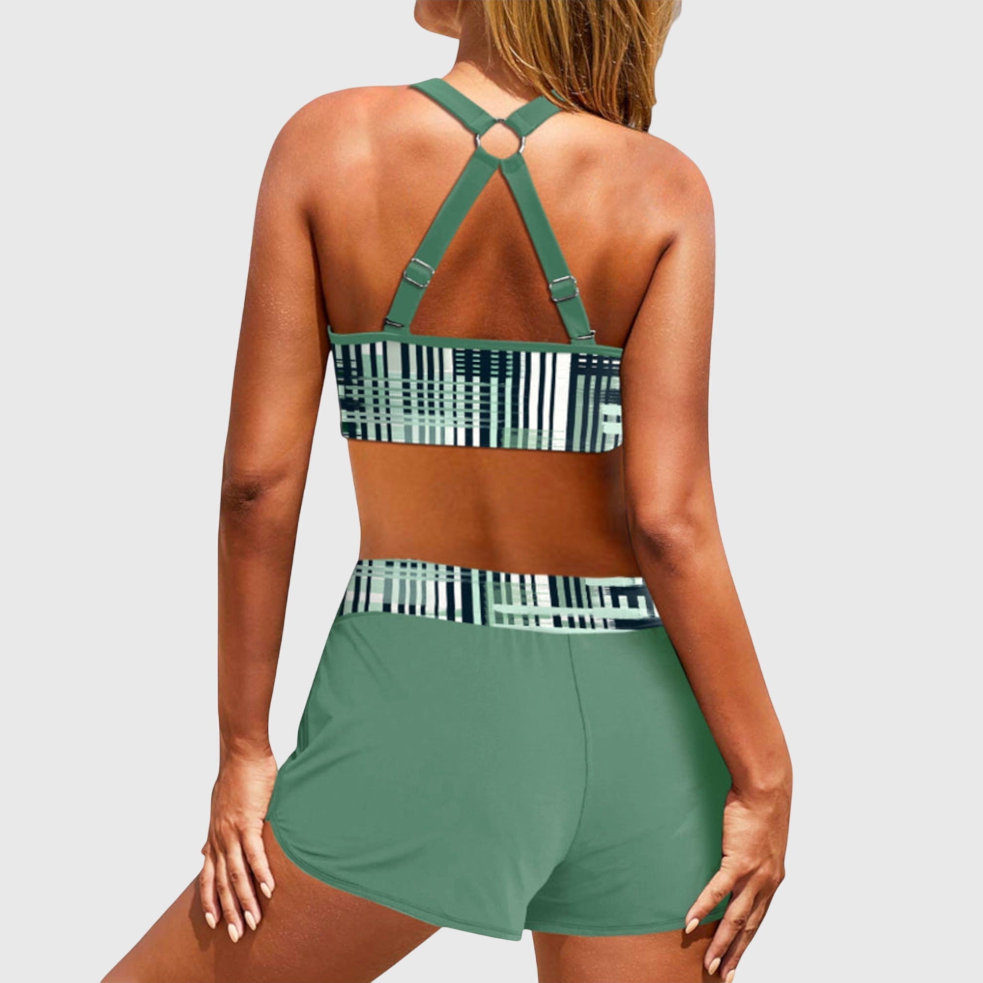 GERIBBELDE BIKINI VOOR DAMES