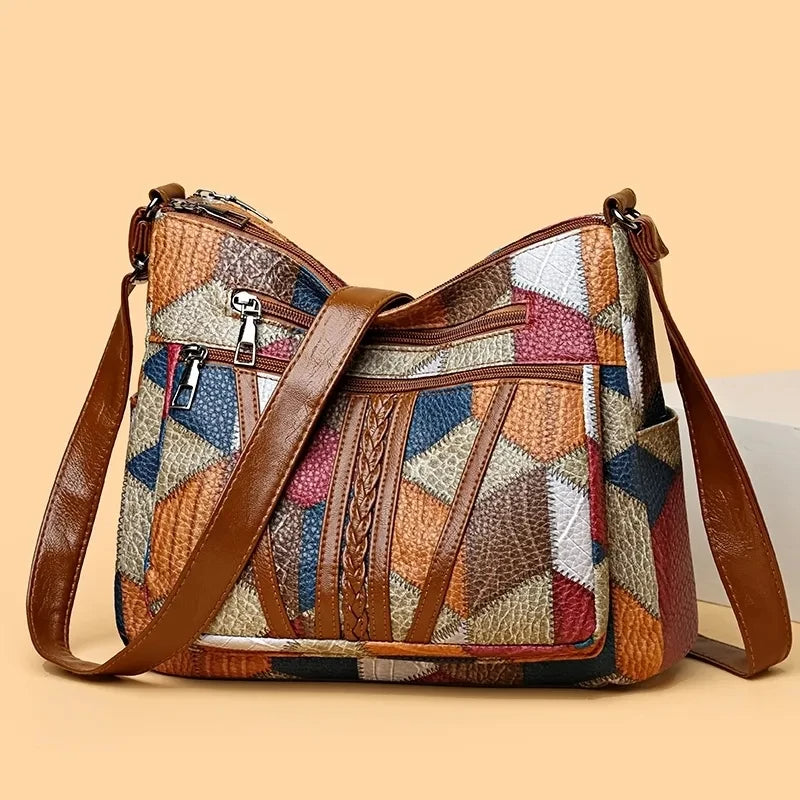 SAC PATCHWORK GEOMETRISCHE VOOR VROUWEN