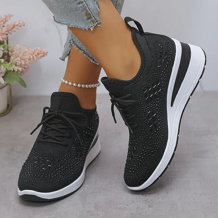 SNEAKERS MET STRASS VOOR VROUWEN