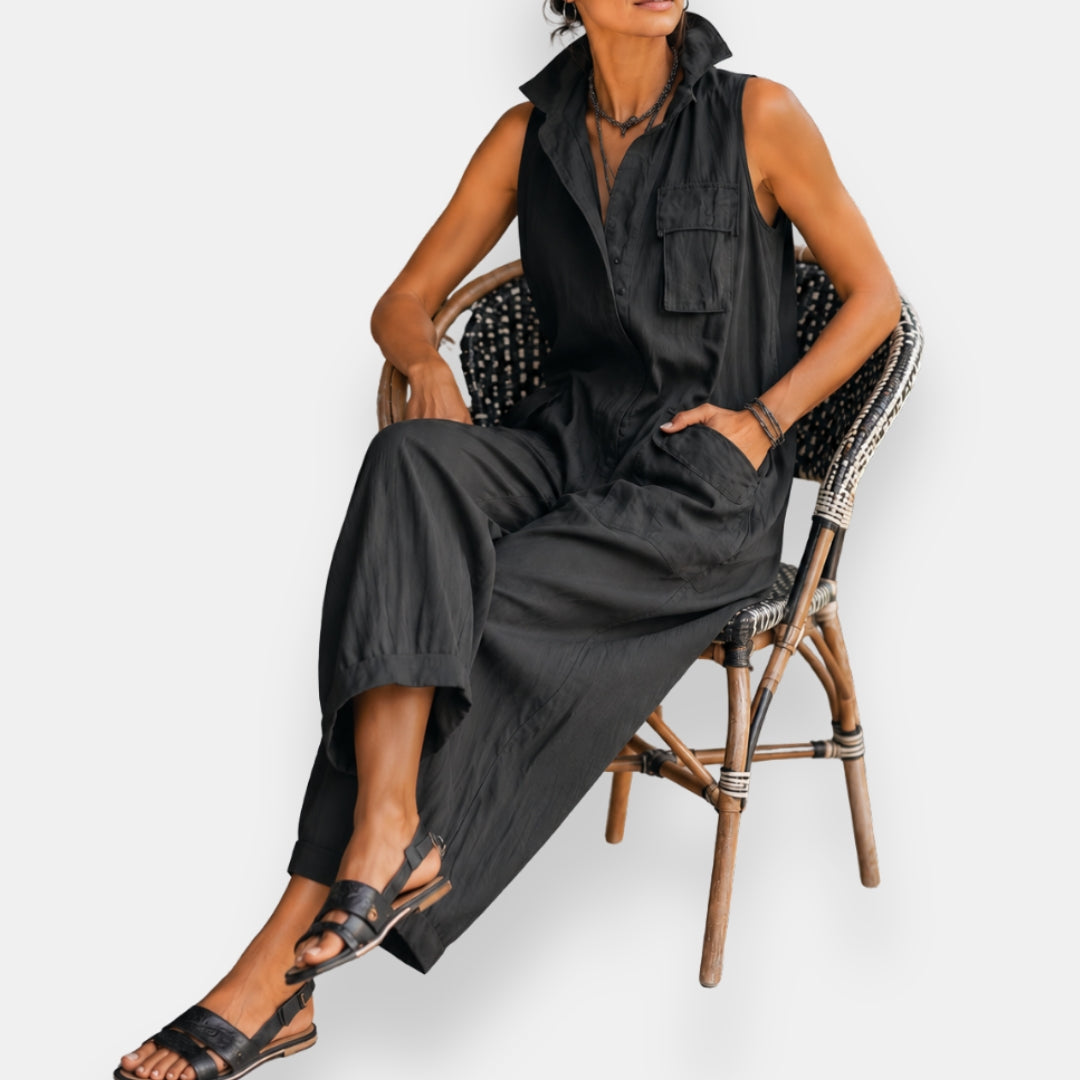 VRACHT JUMPSUIT ZONDER MOUWEN VOOR VROUWEN