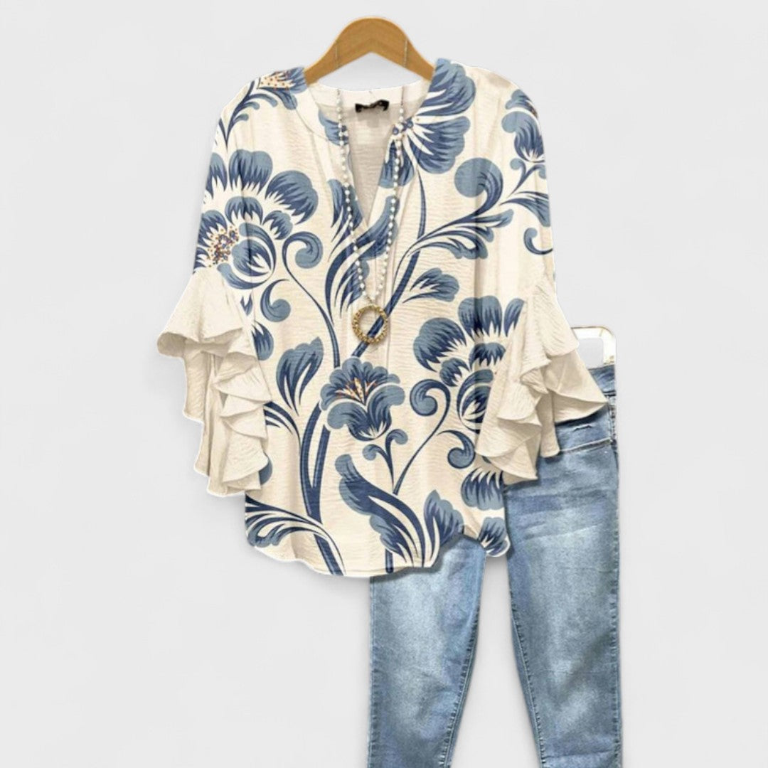 BLOUSE MET VOLANTEN VOOR VROUWEN