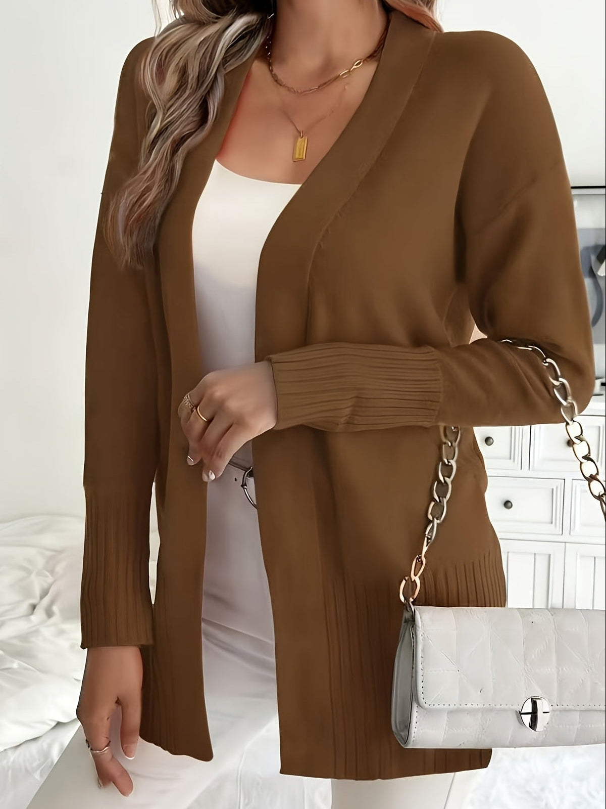 CHIQUE LANG VEST VOOR VROUWEN