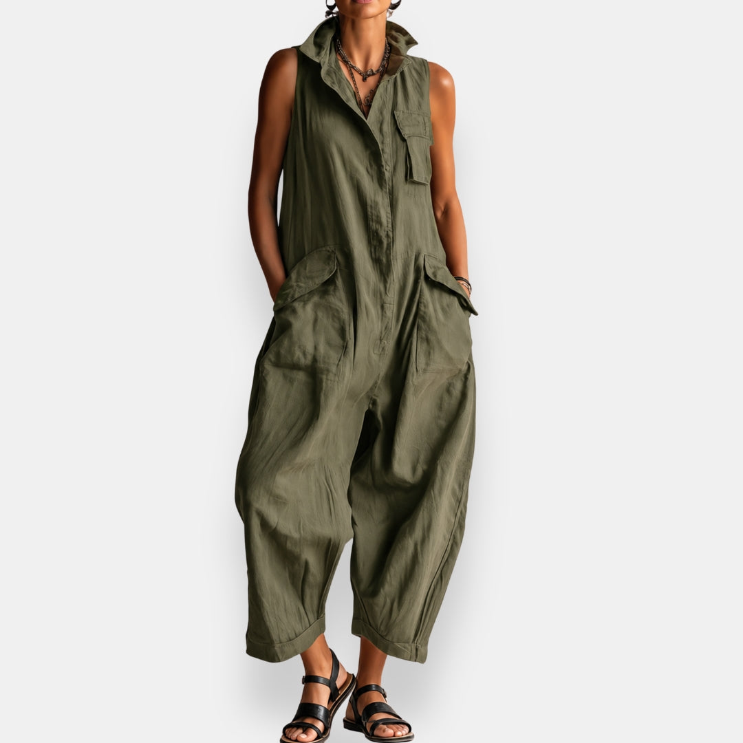 VRACHT JUMPSUIT ZONDER MOUWEN VOOR VROUWEN
