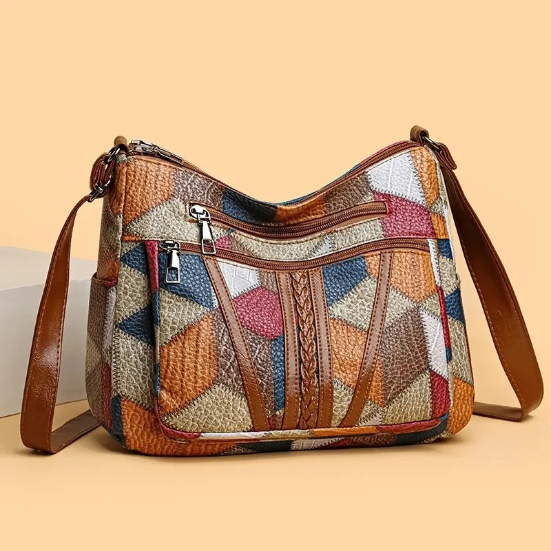 SAC PATCHWORK GEOMETRISCHE VOOR VROUWEN