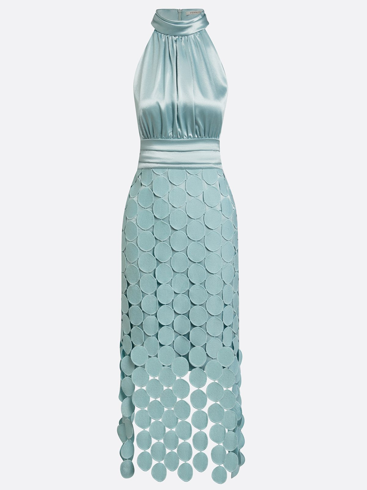 MIDIDRESS CHIQUE MET HALTERKOL VOOR VROUWEN
