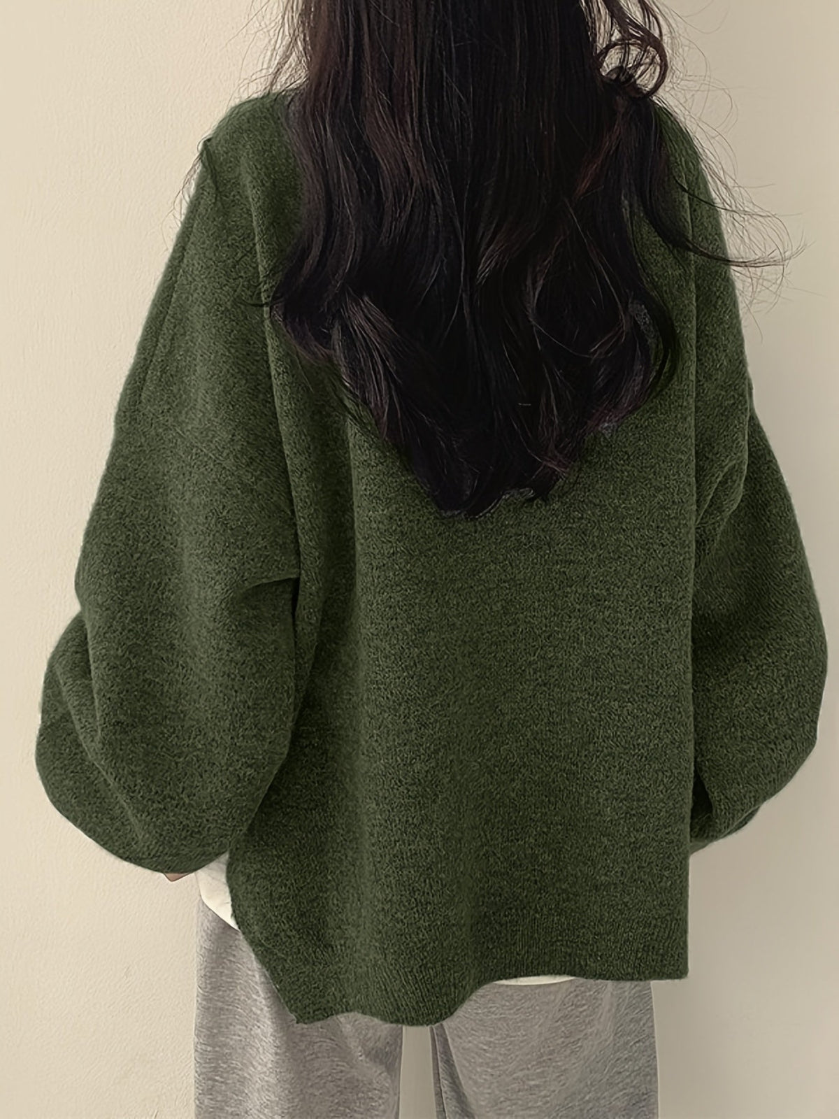 PULL MET RONDE HALS VOOR VROUWEN