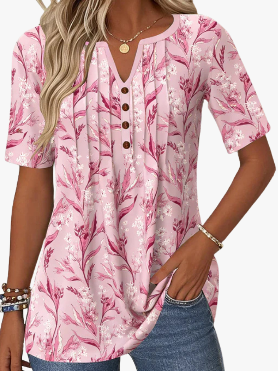 DAGELIJKS GEDRUKT BLOUSE VOOR VROUWEN