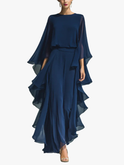 CHIFFON TWEEDEELS SET VOOR VROUWEN