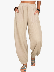 DRAPE ALLEDAAGSE BROEK VOOR VROUWEN