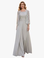 ELEGANTE CHIFFON BROEKENSET VOOR VROUWEN