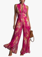STIJLVOL BLOEMIGE JUMPSUIT VOOR VROUWEN