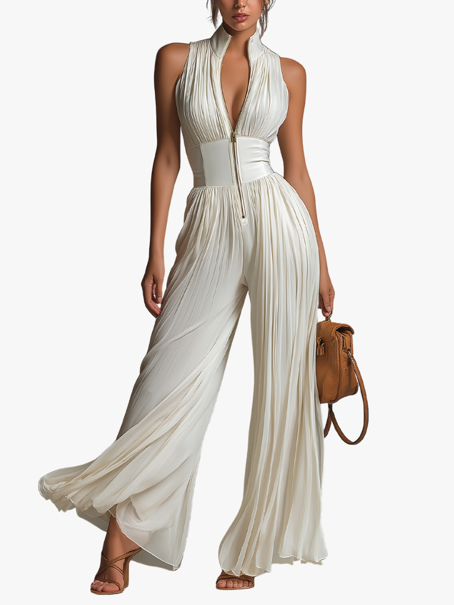 WIT JUMPSUIT VOOR VROUWEN