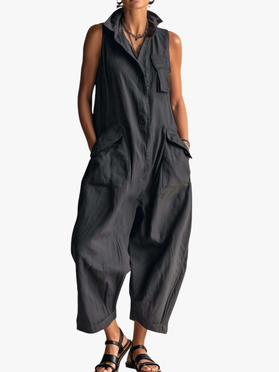 VRACHT JUMPSUIT ZONDER MOUWEN VOOR VROUWEN