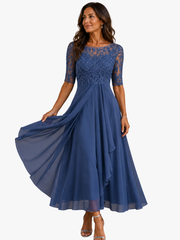ELEGANTE CHIFFON JURK VOOR VROUWEN