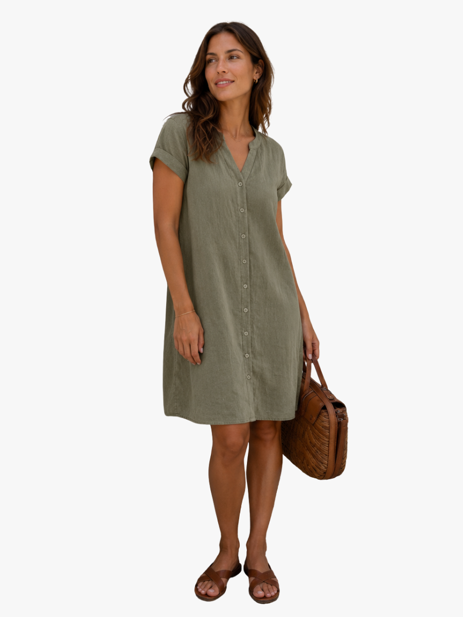 SHIRTJURK MET V-HALS VOOR VROUWEN