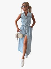 MODERNE JEANSJURK VOOR VROUWEN