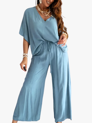 ELEGANTE SET MET V-HALS VOOR VROUWEN