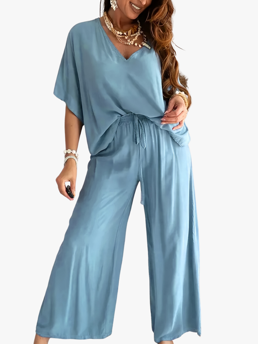 ELEGANTE SET MET V-HALS VOOR VROUWEN