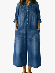 KATOENEN JUMPSUIT VOOR VROUWEN