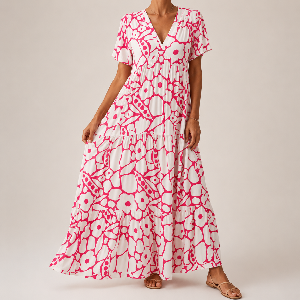 MAXI BLOEMENJURK VOOR VROUWEN