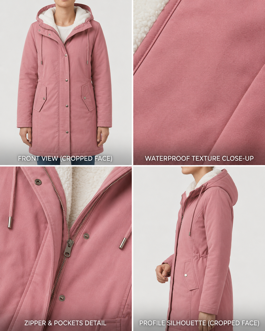 WINTERPARKA MET FLEECEVOERING VOOR VROUWEN