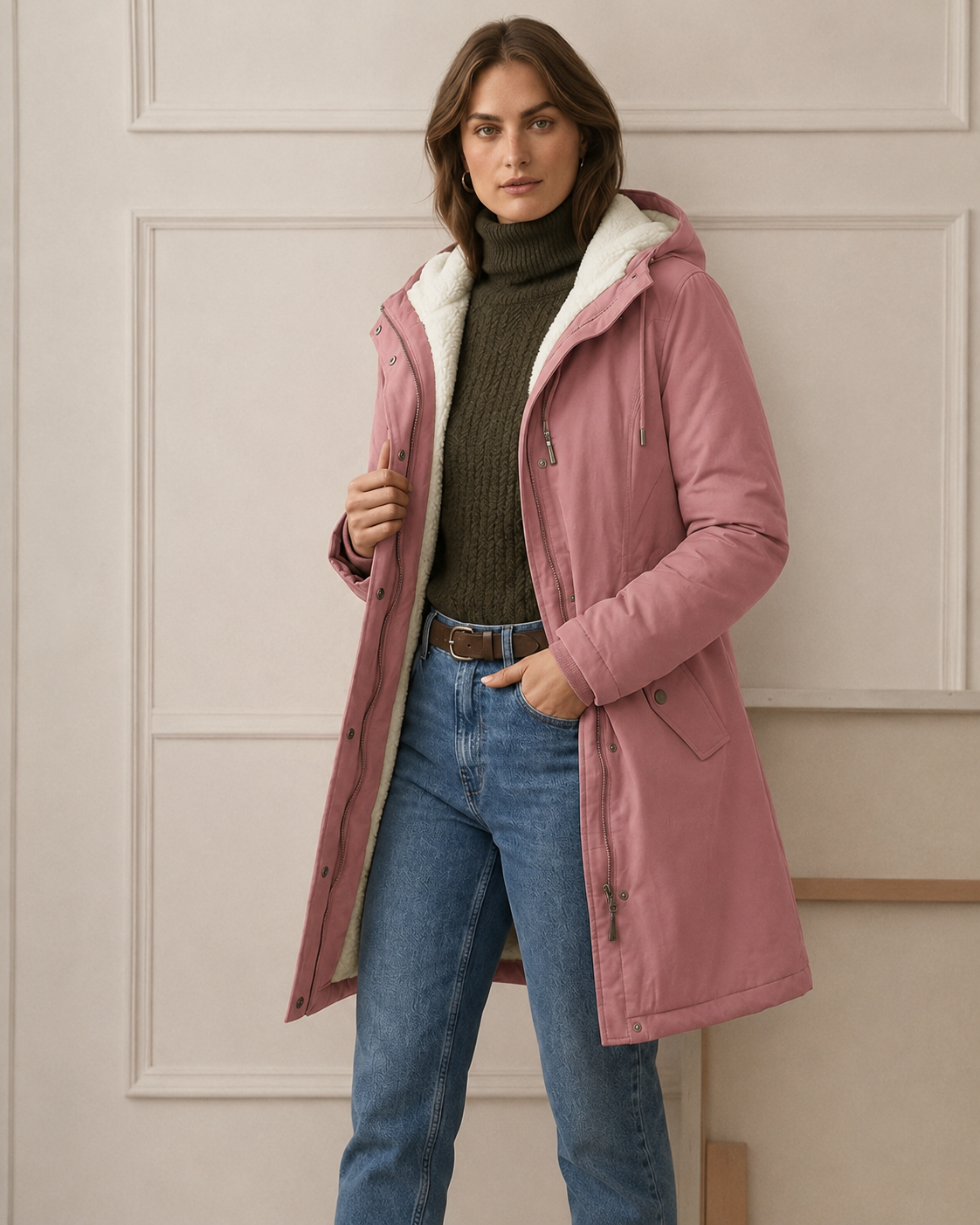 WINTERPARKA MET FLEECEVOERING VOOR VROUWEN