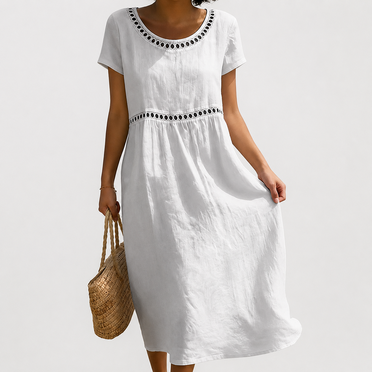 BORDUURD EMPIRE JURK VOOR VROUWEN