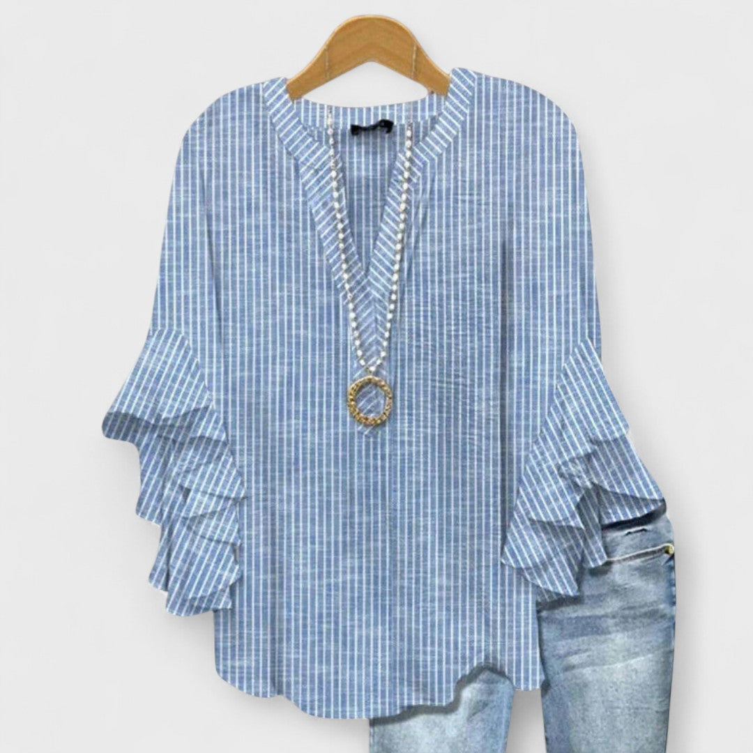 BLOUSE MET VOLANTEN VOOR VROUWEN