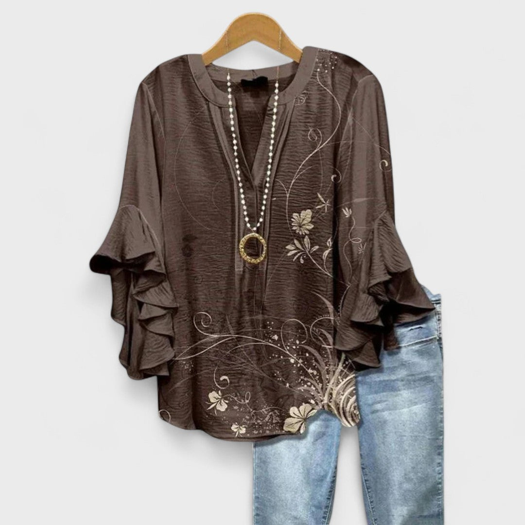 BLOUSE MET VOLANTEN VOOR VROUWEN