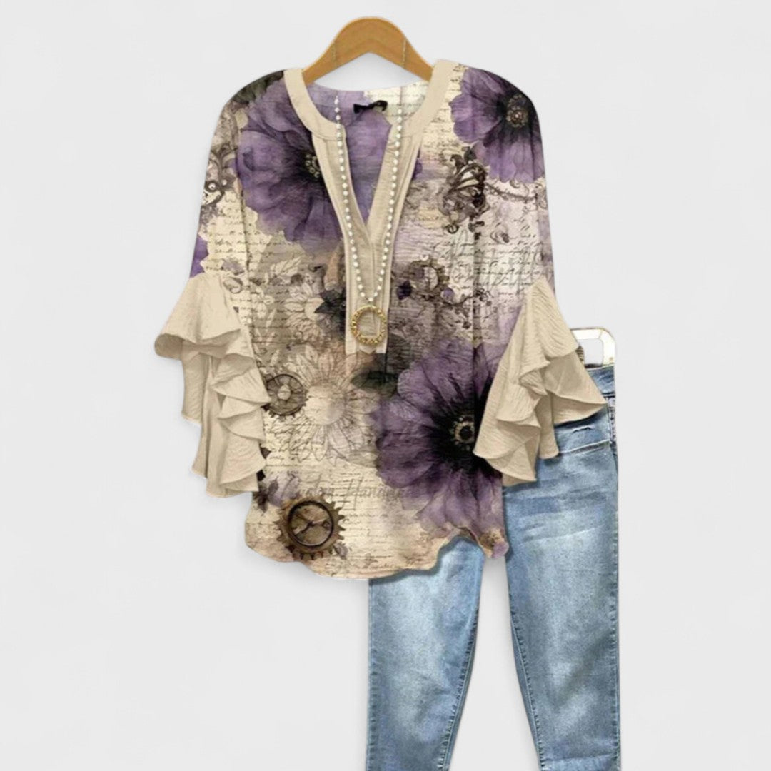 BLOUSE MET VOLANTEN VOOR VROUWEN