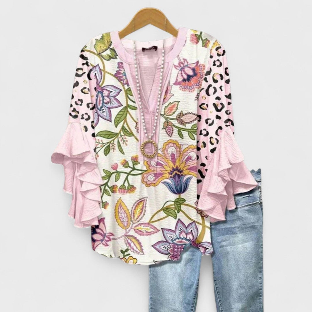 BLOUSE MET VOLANTEN VOOR VROUWEN