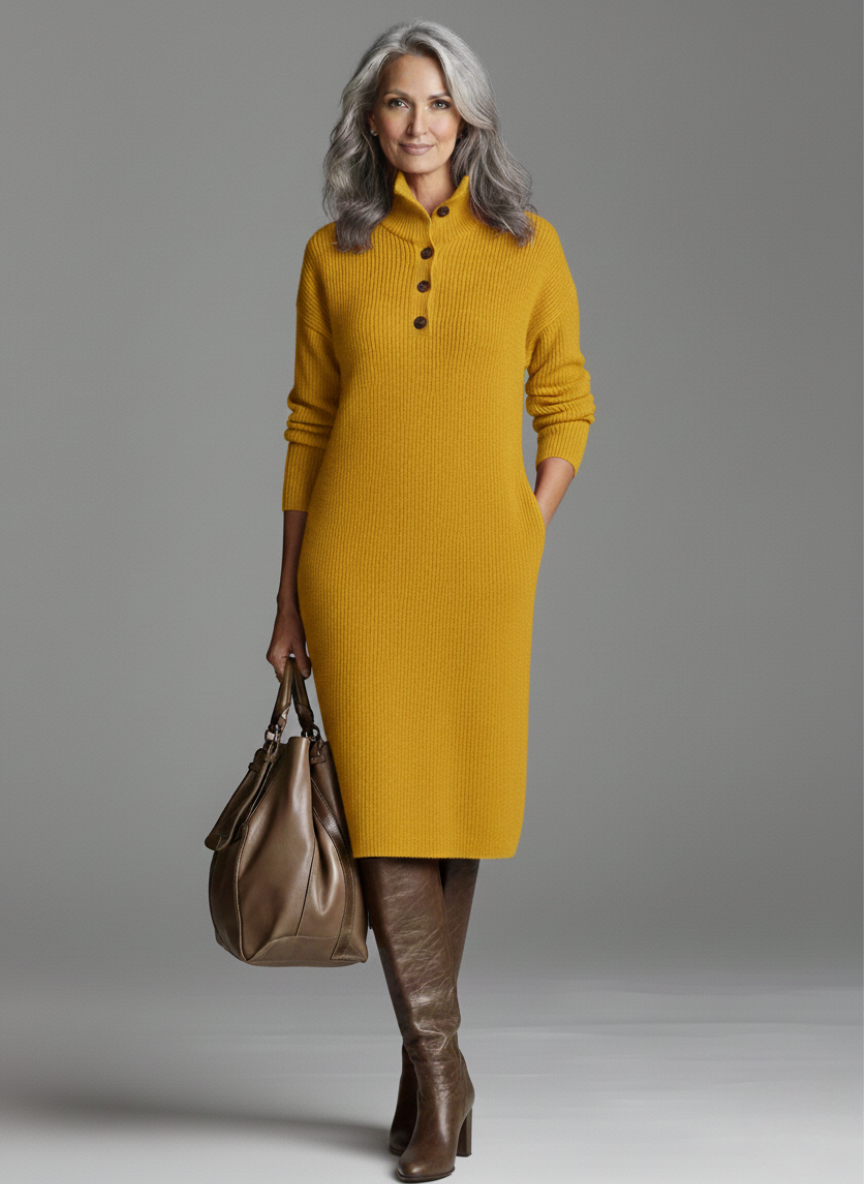 MIDILANGE RIBBELJURK VOOR VROUWEN