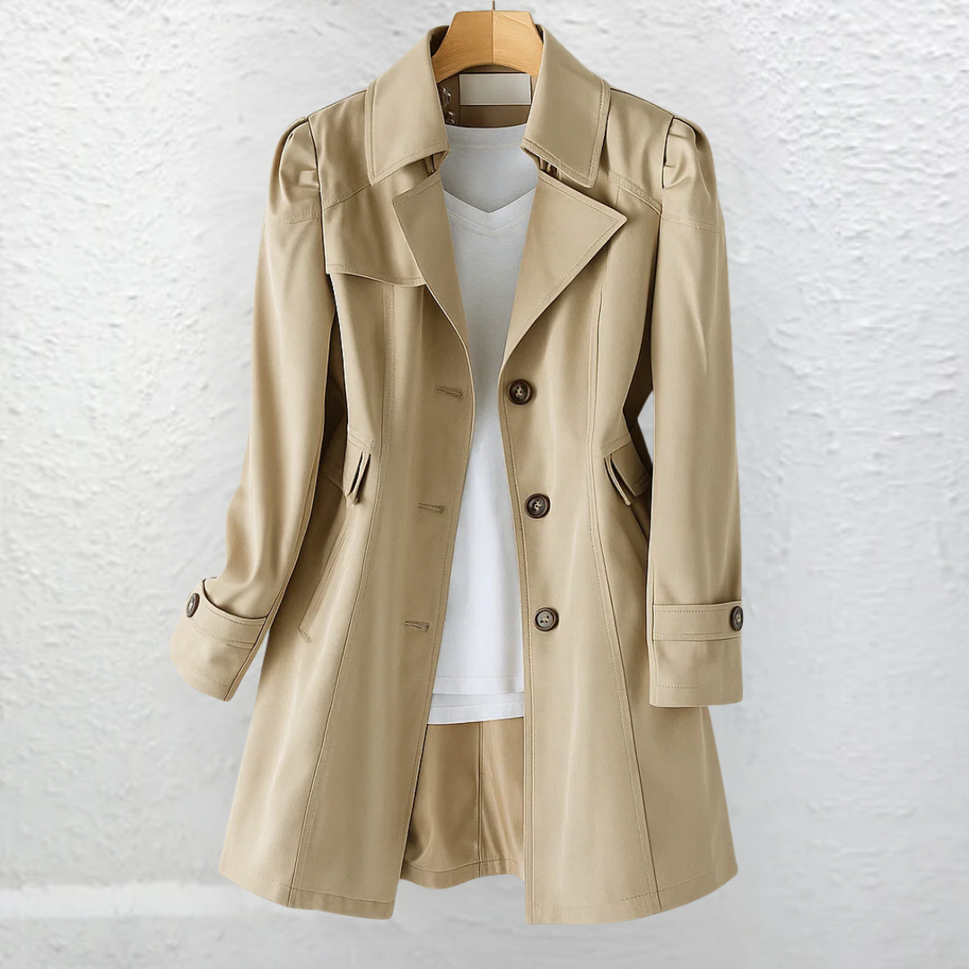 ELEGANTE LANG JAS VOOR VROUWEN