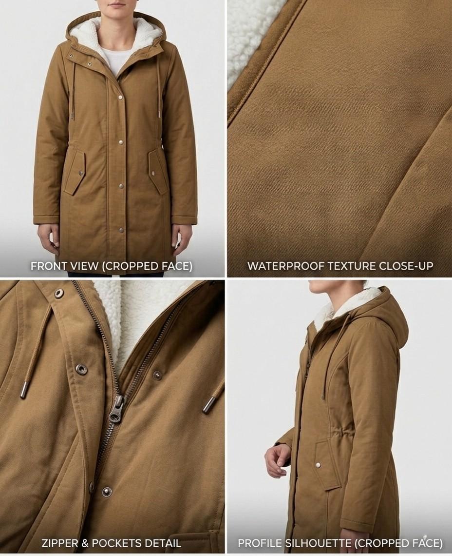WINTERPARKA MET FLEECEVOERING VOOR VROUWEN