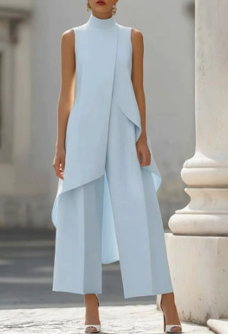 ASYMMETRISCHE BREDE BROEKEN JUMPSUIT VOOR VROUWEN