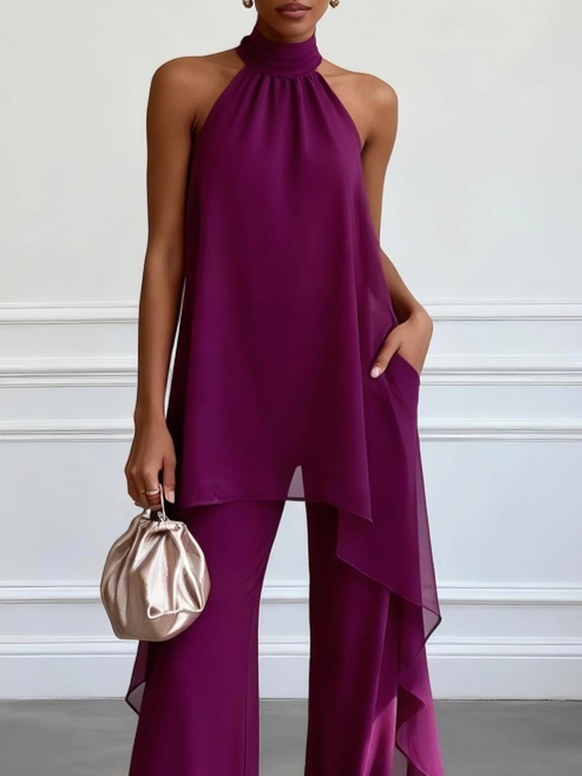 ELEGANTE HALTERSET VOOR VROUWEN