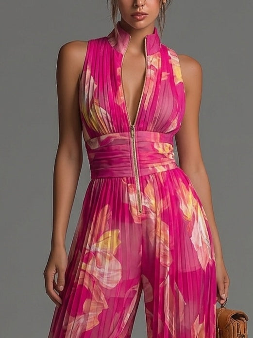 STIJLVOL BLOEMIGE JUMPSUIT VOOR VROUWEN