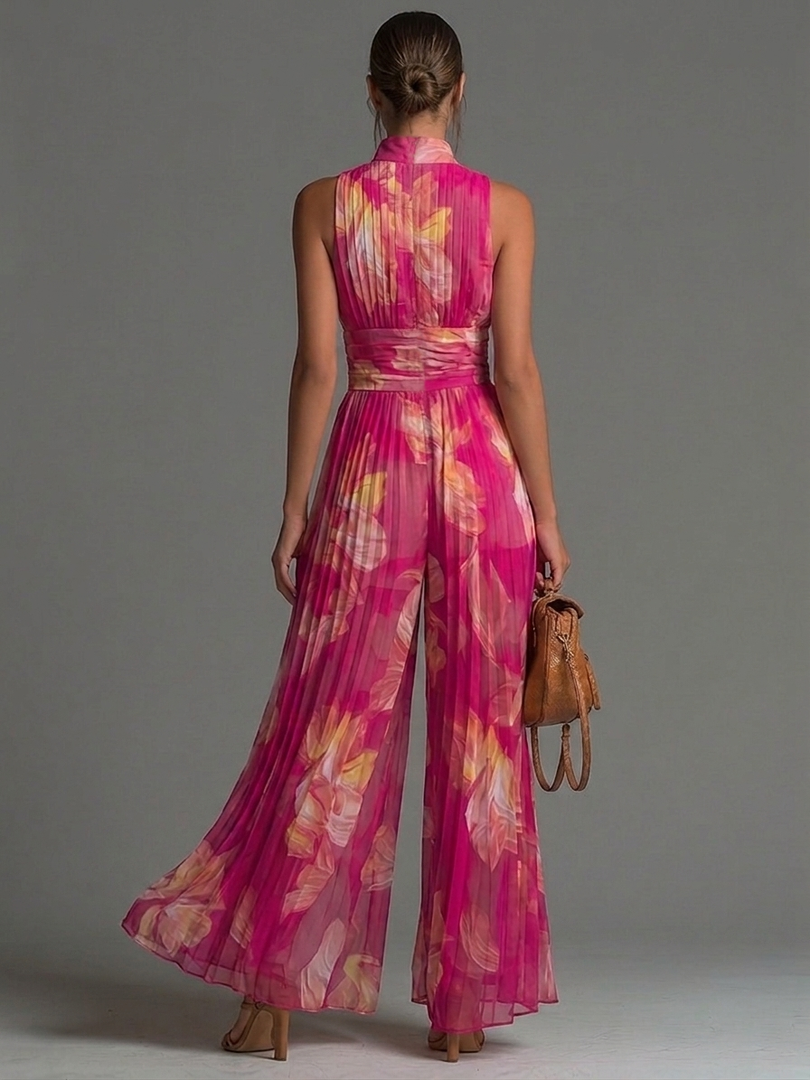 STIJLVOL BLOEMIGE JUMPSUIT VOOR VROUWEN