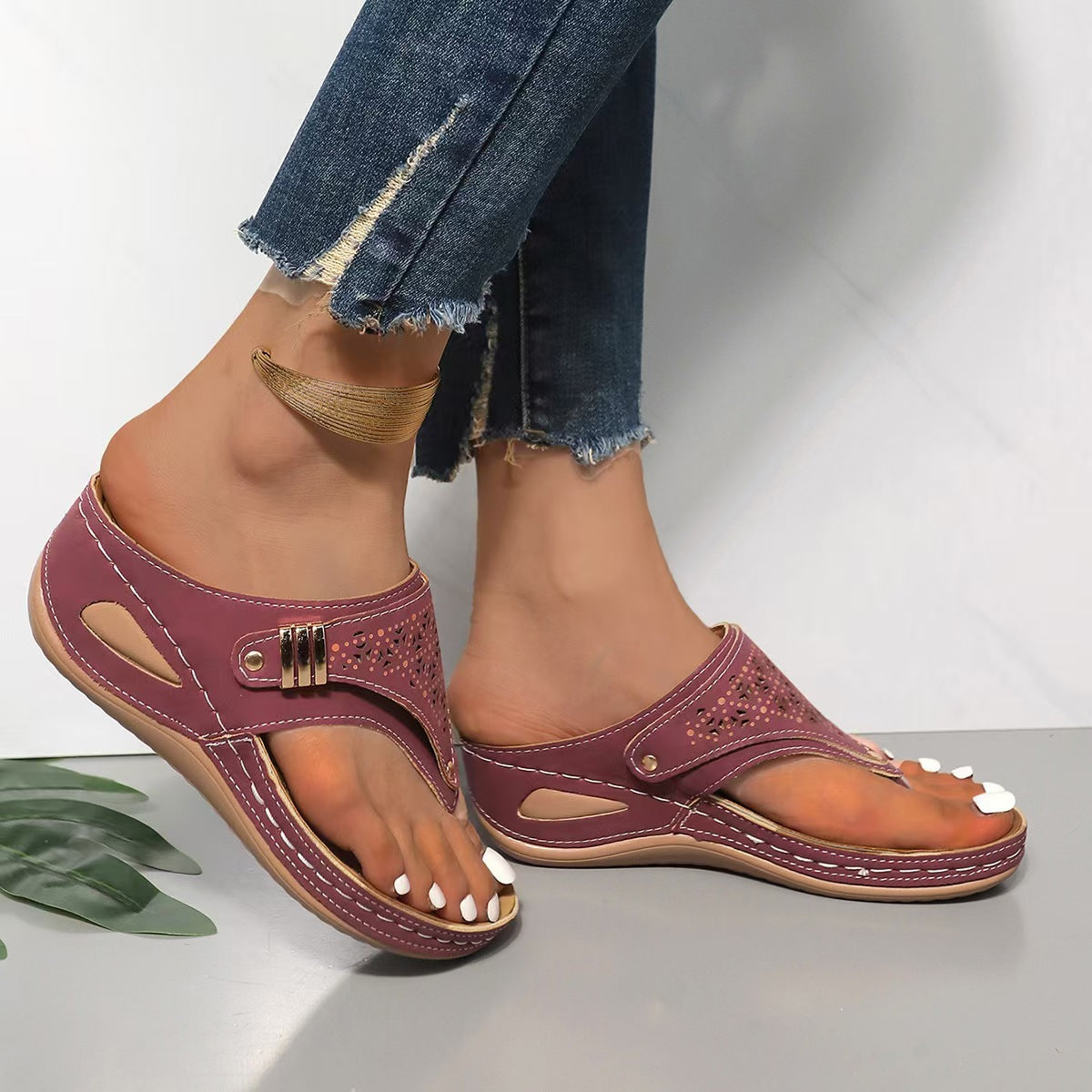 ONDERSTEUNENDE INSTAPSANDALEN VOOR VROUWEN