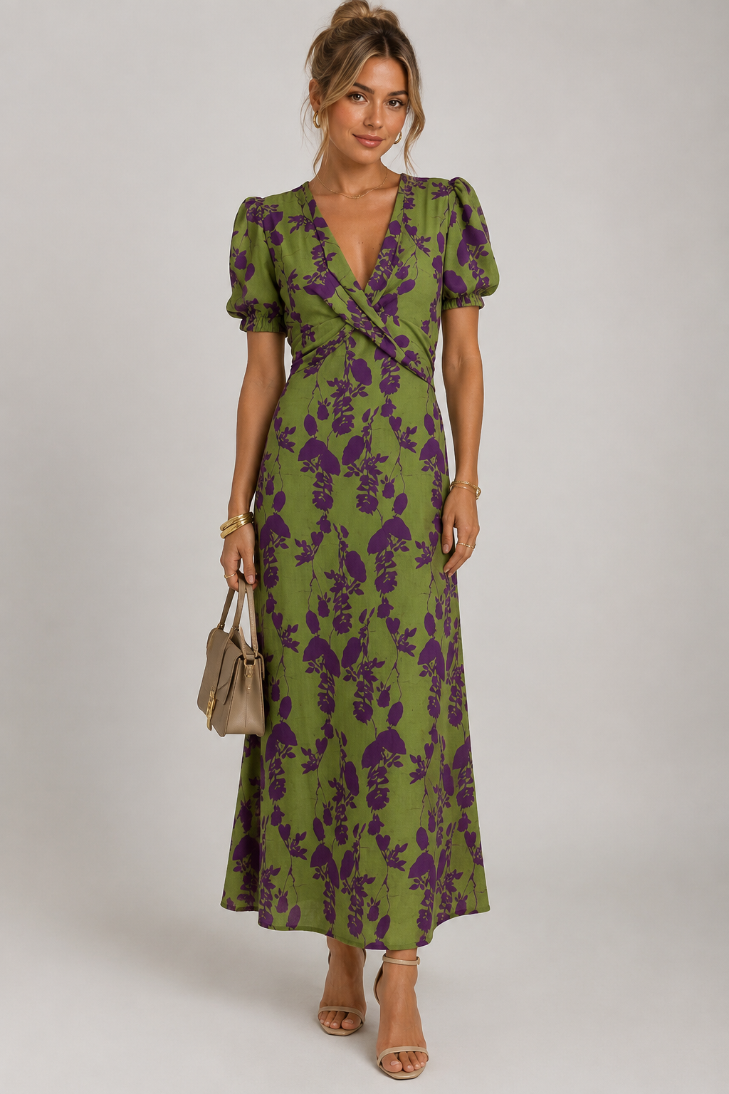 ELEGANTE MIDI ENVELOPPEJURK VOOR VROUWEN