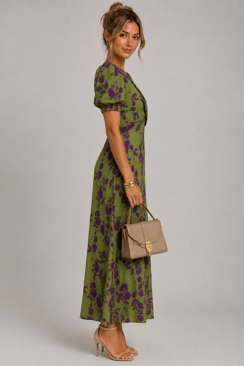 ELEGANTE MIDI ENVELOPPEJURK VOOR VROUWEN