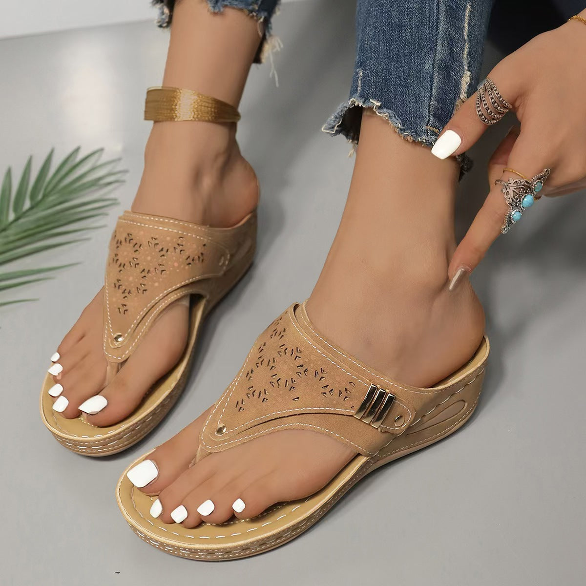 ONDERSTEUNENDE INSTAPSANDALEN VOOR VROUWEN