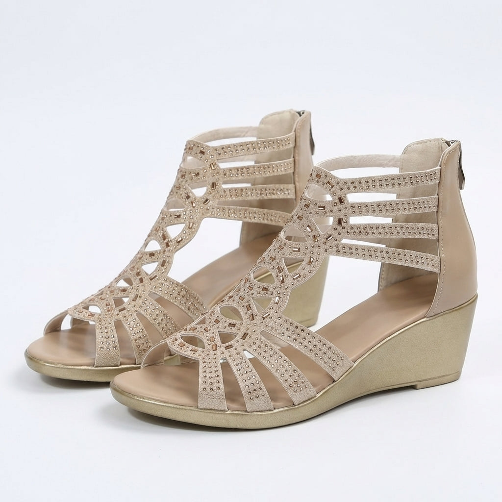 CHIQUE WIG SANDALEN VOOR VROUWEN