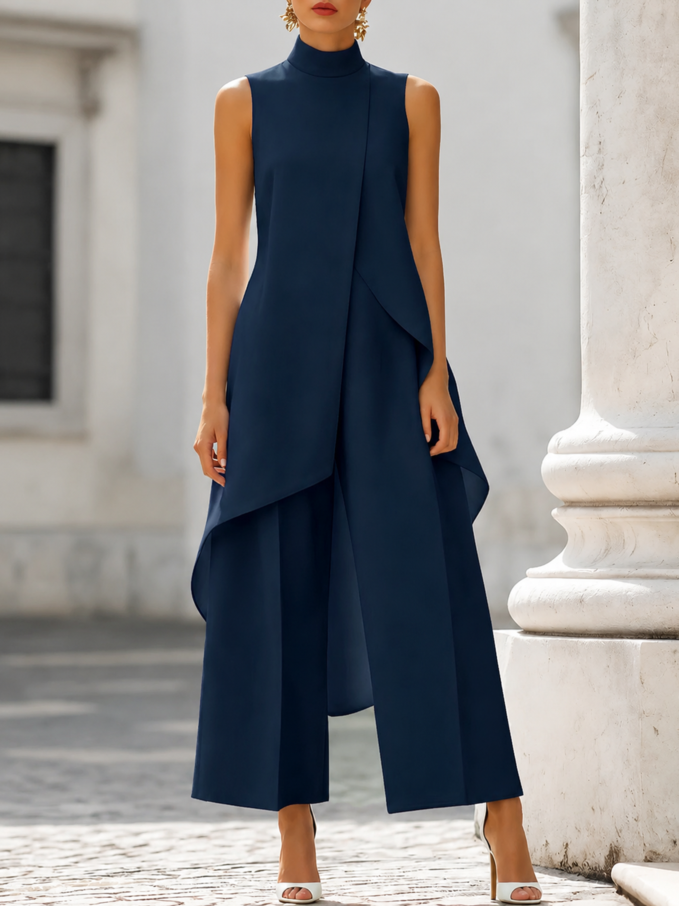 ASYMMETRISCHE TWEEDELEN SET VOOR VROUWEN