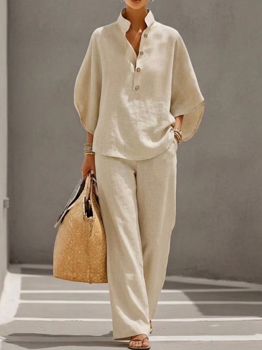 LINEN SET VOOR VROUWEN