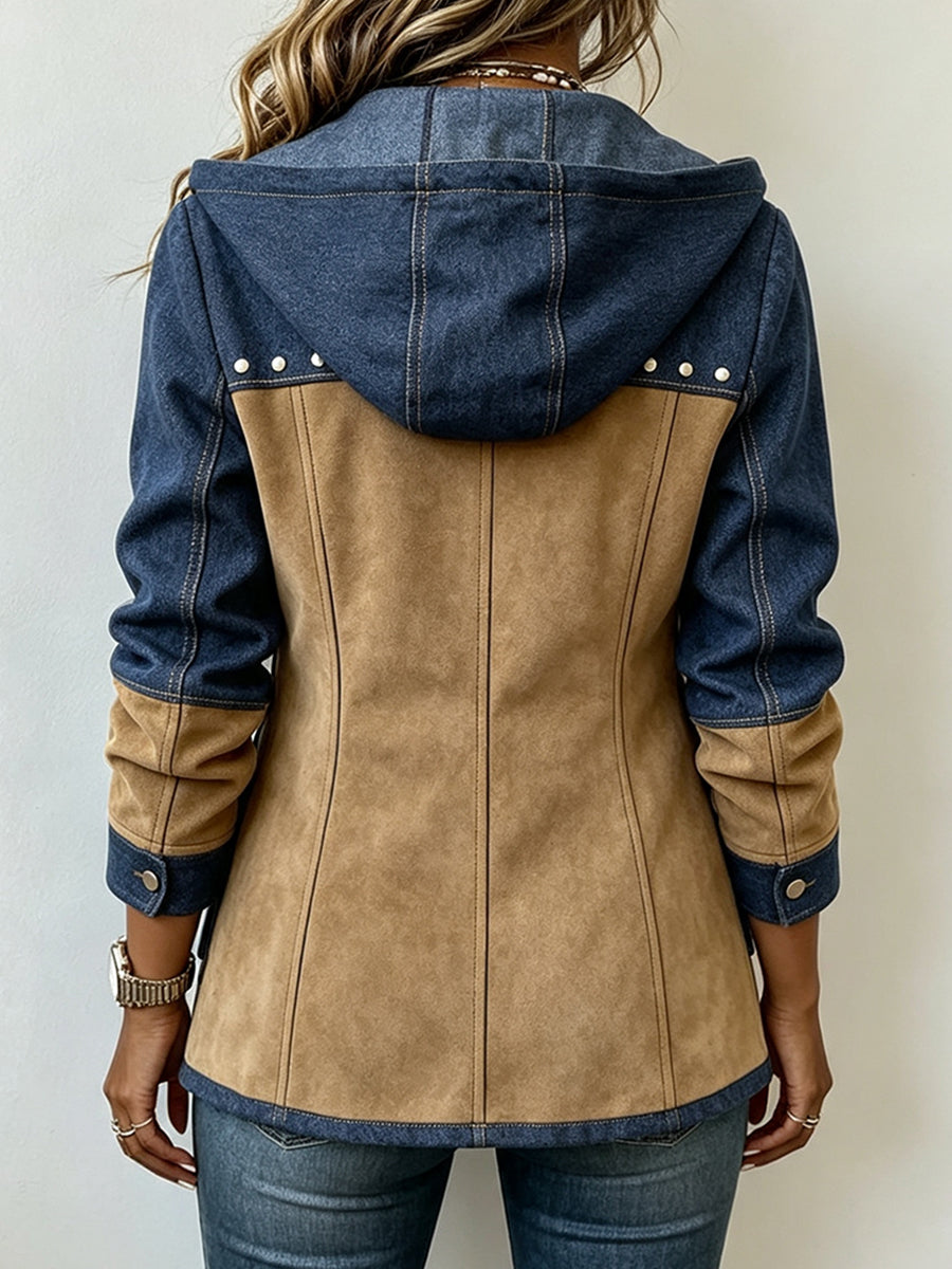 CONTRASTERENDE HOODIE VOOR VROUWEN