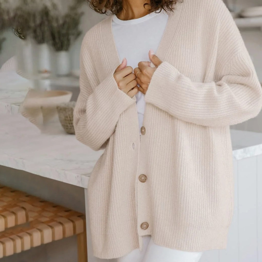 VEST MET RIBBEL V-HALS VOOR VROUWEN